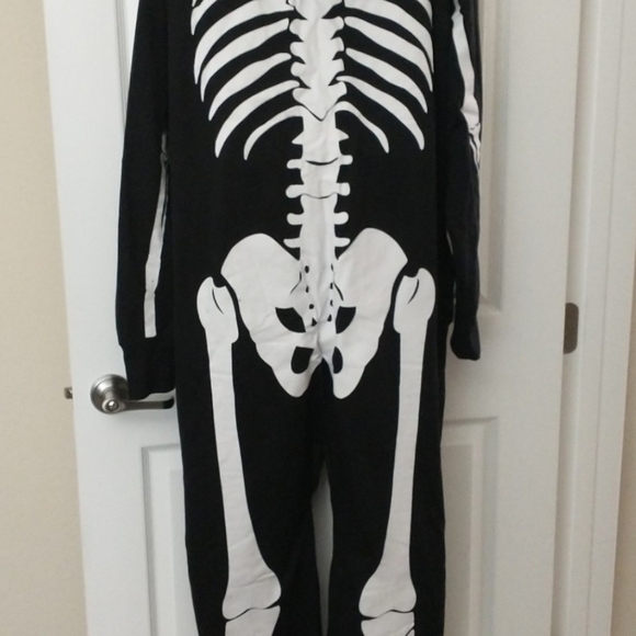 SOLD - Tipsy Elves Skeleton Jumpsuit/Onesie, NWT, Unisex Adult, XL - Picture 2 of 12